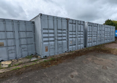 Shipping container and skip Spray painting West Midlands